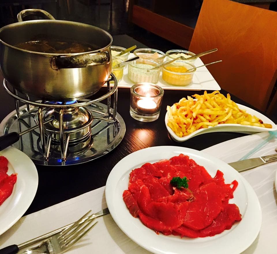 Fondue de viande