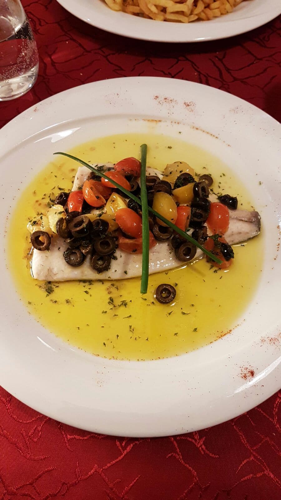Filet de dorade au tomates cerises